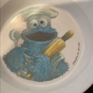 Muppet inc Cookie Monster bowls 1971,1979